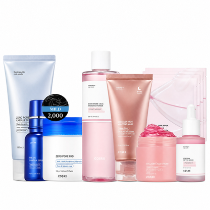 Affordable Glass Glow 8-Piece K-Beauty Skincare Set